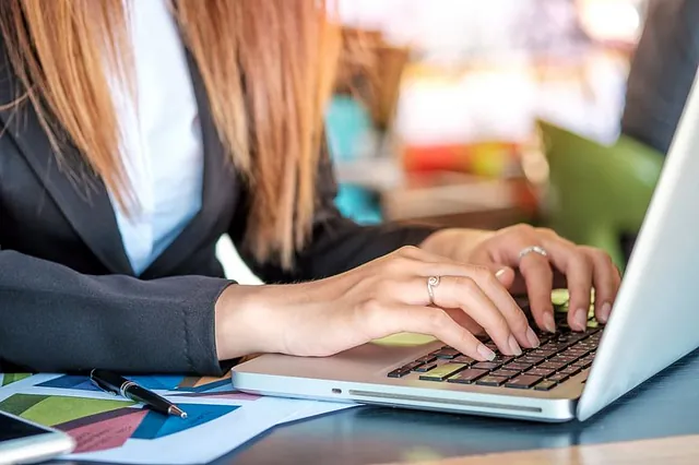 Woman on laptop